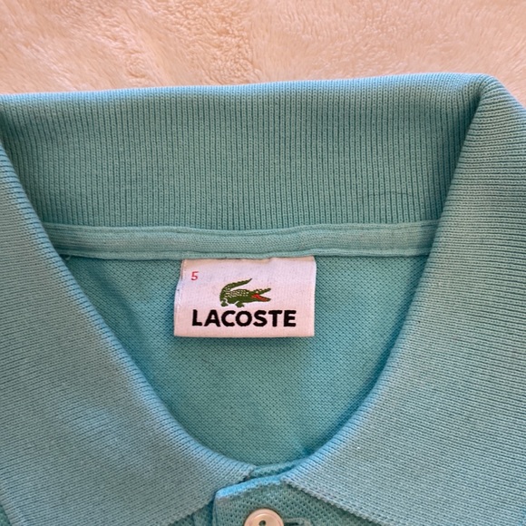 Lacoste mens 2 button polo in Lacoste size 5 - Picture 2 of 4